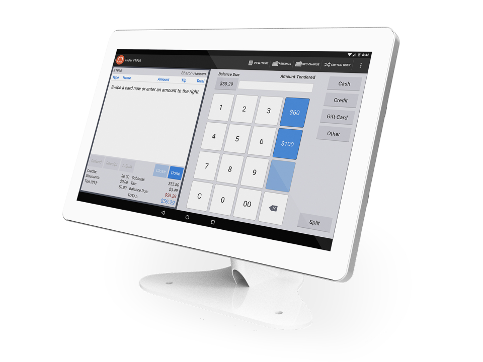 screenshot of Toast POS